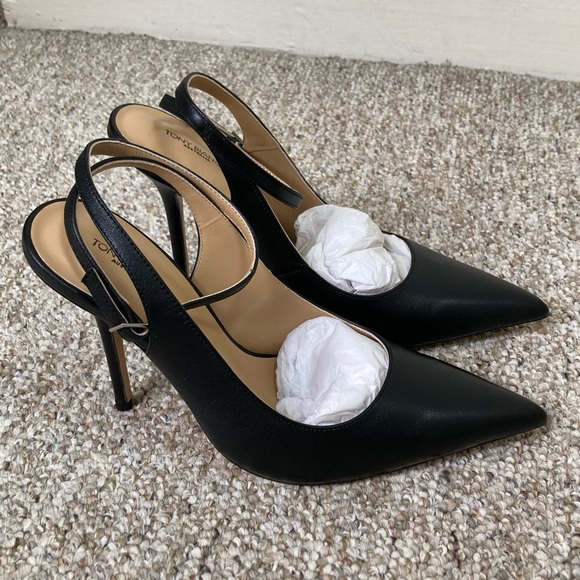 TONY BIANCO Gallery Heels in Black Nappa - Ankle Strap Leather Pumps - Picture 5 of 16